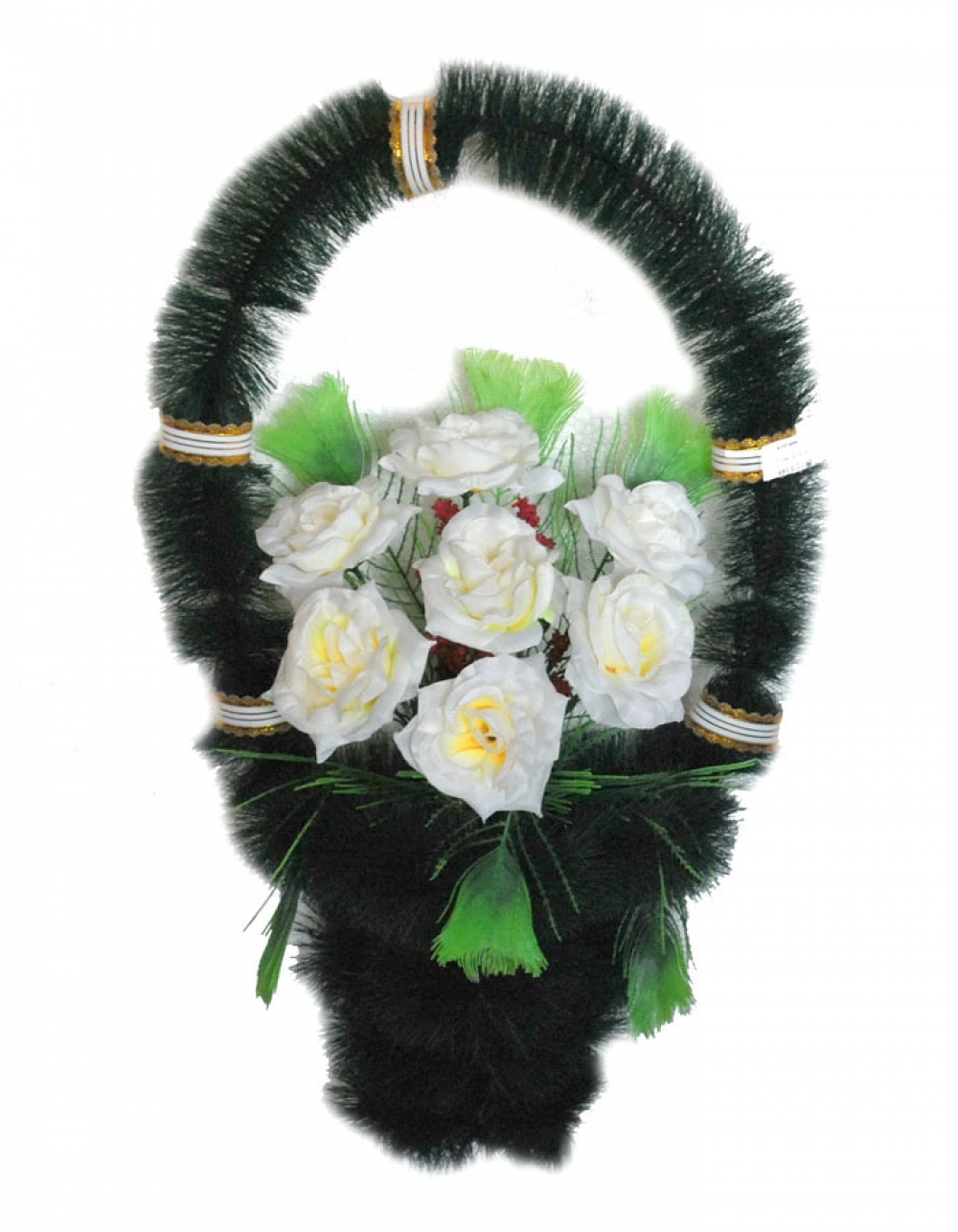 Корзины с цветами ритуальные